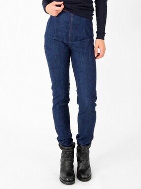 Prairie Underground Denim Zip Front Jeans Slouchy Size S Y2K Grunge